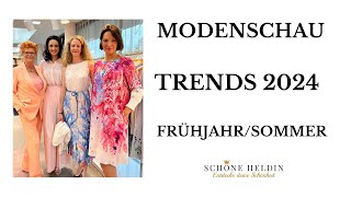 Modenschau Trends FrühjahrSommer 2024 [upl. by Annalla]