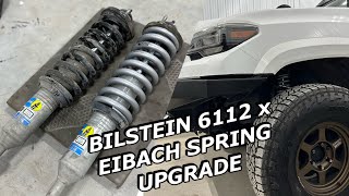 Bilstein 6112  Eibach Spring swap  UCA 1 year review [upl. by Nolava]