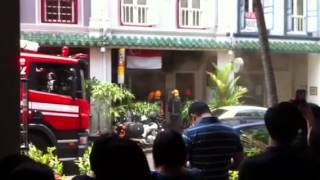 Fire at 56 Duxton Road [upl. by Anaitsirc454]