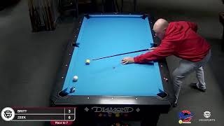 BRITT vs ZEEK  PLAYERS SPORTS BAR amp GRILL  TABLE 4  EvoSports [upl. by Leonard]