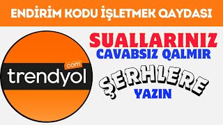 Trendyolda Yaranan Çətinliklər  SUAL  CAVAB [upl. by Eatnahc]