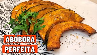 ABÓBORA ASSADA NA AIRFRYER  Receita Com Abóbora Cabotiá [upl. by Melmon726]