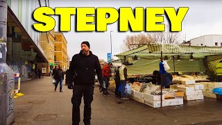 EAST LONDON WALKING Exploring the Historical Streets of Whitechapel and Stepney Green 4K [upl. by Belier]