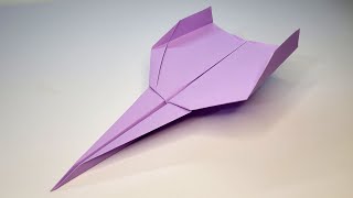 BOOMERANG PAPER AIRPLANE How to Make a Plane that Flies Back to You  Returnable Paper Plane [upl. by Daisy]