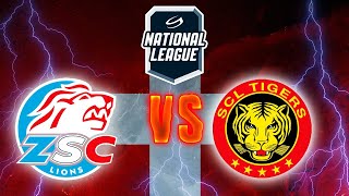 ZSC LIONS VS SCL TIGERS  ŠVEICES AUGSTĀKĀ LĪGA  REGULĀRĀS SEZONAS 12 SPĒLE [upl. by Stafford]