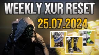 WEEKLY XUR RESET  25102024 Destiny 2 [upl. by Ylecic]