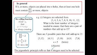 11X1 T05 06 pigeonhole principle 2024 [upl. by Idahs]