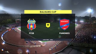 PANIONIOS vs STEAUA BUCURESTI  FIFA 22 Balkans Cup [upl. by Yve400]