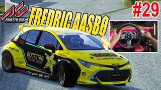 TESTING FREDRIC AASBØ TOYOTA COROLLA 2019  Assetto Corsa WLogitech G27  Excelvan Q8 4K 29 [upl. by Truitt328]