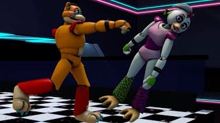 Freddy Destroys Chica  FNAF SECURITY BREACH [upl. by Ennovyhs]