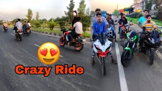 Crazy Ride With lots of Bikes Part2😍Kaliachak to Malda Rash RidingDominar400 vs R15Duke DragRace [upl. by Byrne]