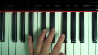 F Sharp G Flat Major Scale on piano [upl. by Akienahs280]