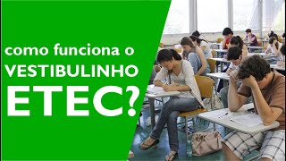 Como funciona o Vestibulinho ETEC [upl. by Helbonna832]