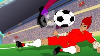 SUPA STRIKAS  S01 E07  Instinct Extinct  Football Cartoon  MOONBUG KIDS  Superheroes [upl. by Clive]