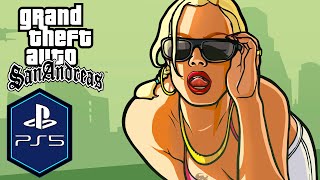 Grand Theft Auto San Andreas Definitive PS5 Gameplay Review Playstation Plus [upl. by Yenohtna]