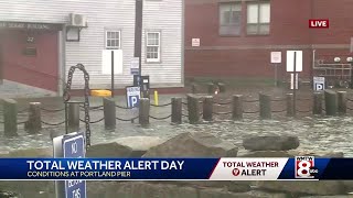 From Wells to Portland Maine braces for high tide [upl. by Hcaz882]