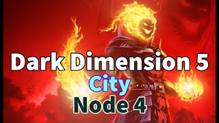 Dark Dimension 5 Node 4  City Struggles First Run DD5 Guide  MARVEL Strike Force  Free to Play [upl. by Ahseeyt71]