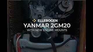 ELLEBOGEN  Yanmar 2GM20 with NEW ENGINE MOUNTS [upl. by Jase]