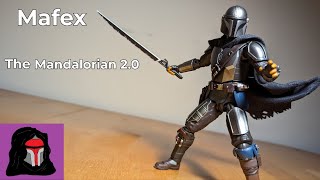 Mafex The Mandalorian 20  Star Wars Action Figure Review [upl. by Roshelle]