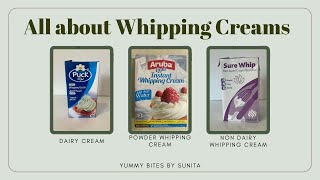 Difference Between Dairy and Nondairy Whipping Cream  whipping cream  All About Whipping Cream [upl. by Nittirb200]