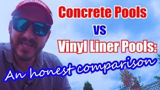 Concrete Pools vs Vinyl Liner Pools An Honest Comparison [upl. by Aehtrod]