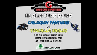 GAME OF THE WEEK Chiloquin Panthers vs Yoncalla Eagles  October 18th 2024 [upl. by Aem]