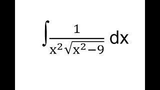 Integrales  Sustitución trigonométrica Ejemplo 2 [upl. by Methuselah]