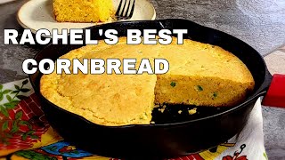 RACHEL’S BEST CORNBREAD  Cheesy JalapeñoFluffy and Moist ❤️ Step by Step [upl. by Bostow634]