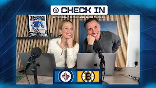 The Check In  121024 Bruins at Jets [upl. by Terle627]