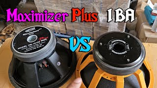 maximizer plus vs iba ก้าวไกล 18 นิ้ว 1500w [upl. by Molloy602]