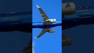 Plane Takeoff planespotting planespotter plane aviation itaairways [upl. by Ulu]