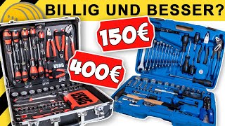 150€ WERKZEUG gegen 400€ PROFI KLASSE WERKZEUGKOFFER TEST  WERKZEUG NEWS 213 [upl. by Gilliam709]