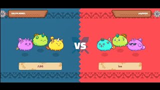 Axie Daily 4 RBP VS ARP Battle of Reptiles  RBP Gameplay Strategy [upl. by Netsrak880]