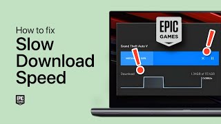 How To Fix Slow Download Speed on Epic Games Launcher [upl. by Charyl]