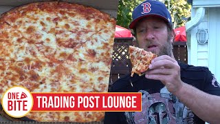 Barstool Pizza Review  Trading Post Lounge Bourne MA [upl. by Oralle]