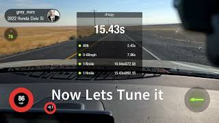 Honda Civic Si 11th Gen  Stock vs Stage 1 TSP Tune [upl. by Sarine]