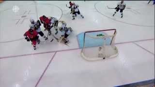 Colin Greening Double OT Goal vs Pittsburgh Penguins May 19 2013 [upl. by Clareta]