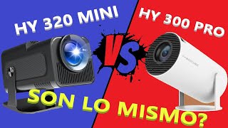 PROYECTOR HY 320 MINI VS HY 300 PRO ¿SON LO MISMO [upl. by Aeuhsoj]