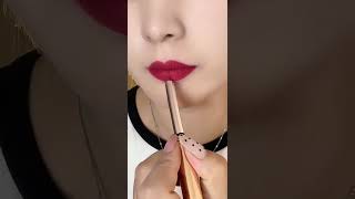 Lipstick color test sharingLip makeup tutorialWaterproof beauty tipper k01 [upl. by Thun]