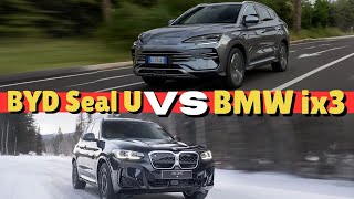 BYD Seal U DESIGN 2024 VS BMW iX3 M Sport 2024 [upl. by Nerhe]