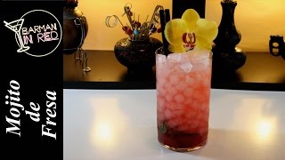 cómo hacer mi MOJITO DE FRESA [upl. by Akemot573]