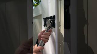 Quick DIY fix How to fix a vinyl fence gate that’s not closing properly [upl. by Anitrebla235]