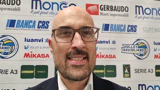 SaviglianoMantova 31  Le parole di coach Michele Bulleri [upl. by Ecienal]