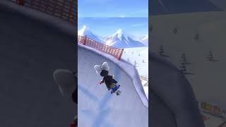 How to do the DK Snowboard Cross Double Shortcut mariokart gaming nintendo shorts [upl. by Eiramyelhsa]