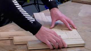 What is Parquet Wood Flooring and How to Install it in a herringbone pattern [upl. by Nesilla]