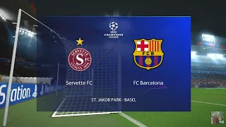 UEFA Champions League Matchday 4 Servette FC vs FC Barcelona [upl. by Kendy]