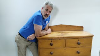 Restoring an antique dresser with 160 year old wood [upl. by Garbers253]