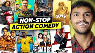 Top 10 Best Action Comedy Movies Evermade by Hollywood  Comedy Movies in Hindi [upl. by Yelsnia]