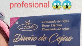 como hacer un laminado de cejas paso a paso con jDenis [upl. by Colver808]