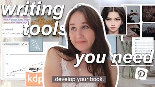 WRITING tools  platforms YOU NEED ₊📖˚✨ develop write and edit your book easy for beginners [upl. by Arehahs859]